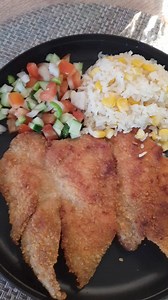8.6K views · 142 reactions | Milanesa de pollo con arroz a la mantequilla  | Vive Bonito | Facebook