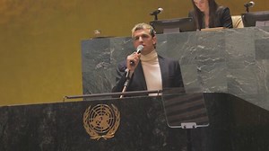 Achille Lauro parla all'Onu