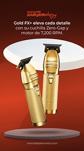 Cuando se trata de precisión, la Gold FX . Con su cuchilla DLC/Titanium ajustable Zero-Gap y un motor de 7200 RPM, cada delineado y acabado se convierte en una obra de arte. Su diseño y batería con hasta 4 horas de autonomía aseguran máxima comodidad en cada uso. Ideal para profesionales que buscan lo mejor en tecnología y rendimiento. | BaByliss PRO México