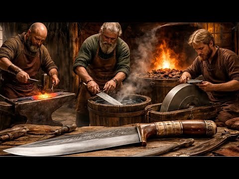 Inside Medieval Knife Forging: How the Seax Became an Anglo-Saxon Icon (Full Process)