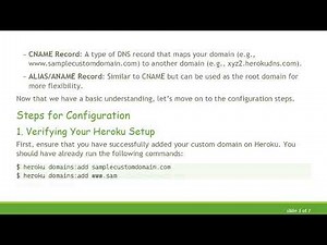 How to Configure Your Custom Domain from Hostinger to Point to Your Heroku Application