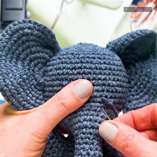 10K views · 111 reactions | Crocheting a Cuddly Elephant | Mx Domestic | Facebook