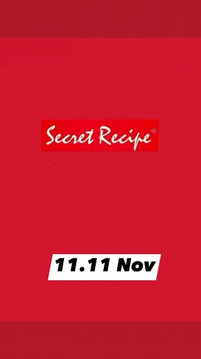 Save the date fans ! 11.11 #SecretRecipeSabah #SecretRecipe Labuan | Secret Recipe Sabah