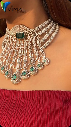 Vimal Diamond presents the epitome of elegance — a super exclusive diamond necklace set, crafted to perfection for the modern connoisseur. A timeless masterpiece that speaks volumes of sophistication, luxury, and grace. Adorn yourself in brilliance and let every moment shine. ✨ . . . . . . . . . . . . . #vimaldiamond #diamondnecklace #luxuryjewels #exclusivejewels #timelessbeauty #diamondlove #luxuryfashion #sparkleandshine #elegancepersonified #preciousgems #shinelikeadiamond #luxurystyle #jewe