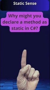 Understanding Static Methods in C#