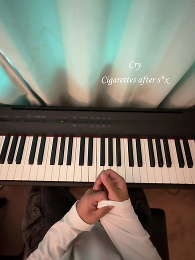 cry - cas #piano #pianocover #viral #pianotok #cigarretesafterxs #cry