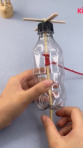 Hand fan from bottle -activity for kids | Free Worksheets & Crafts