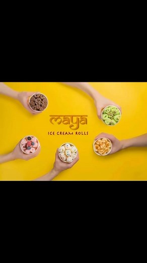 MAYA ICE CREAM ROLLS #roll #rollup #icecreamrolls #dessert #dessertporn #instagood #instafood #instadessert | Maya Creamery