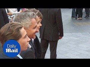 Gary Lineker and his boys at the Bad Education premiere - Daily Mail