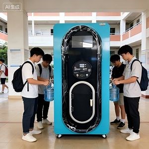 [Hot Item] This Automatic Pure Water Vending Machine with Supports IC Card Coin Qr Code Payment with RO Reverse Osmosis Purifier System