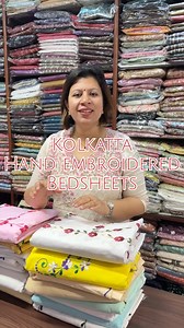 Kolkatta hand embroidered bed sheets WhatsApp link to place your orders : https://wa.me/919074912348 #chikanworks #bedsheets #handembroidery #alappuzha | Kathys clothing store
