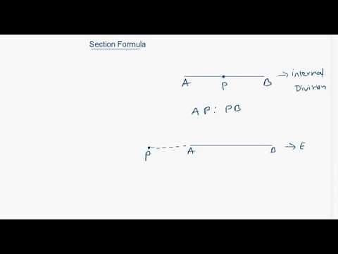 Section Formula