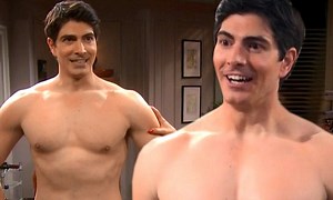 Former Superman Brandon Routh is shirtless in The Exes season premiere