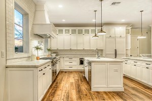 [Hot Item] Classic Shaker White Solid Wood Kitchen Cabinets Designs