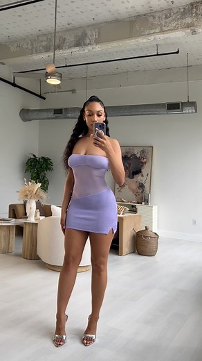 2.8K views · 20 reactions | Lavender Dream  “Too Close Tube Micro Mini Dress” Also available in black! | EDGEbyks | Facebook