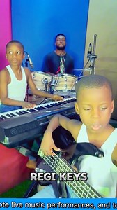 10K views · 353 reactions | At this age, they are already professionals on these musical instruments. But you, at this age you were still dragging pot of soup with your siblings and even urinating in the bed  Ride on guys @Regi Keys. | Mista Prime Tv | Facebook
