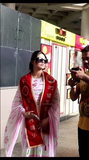 Urvashi Rautela at airport..