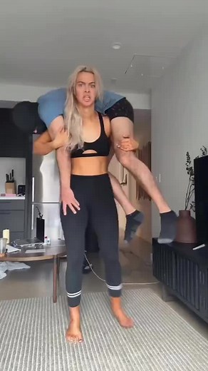 Warrior Amazon Wrestler in Action