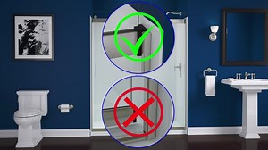 KOHLER Levity 56-60 in. W x 60 in. H Semi-Frameless Sliding Tub Door in Silver with Blade Handles K-706002-L-SH