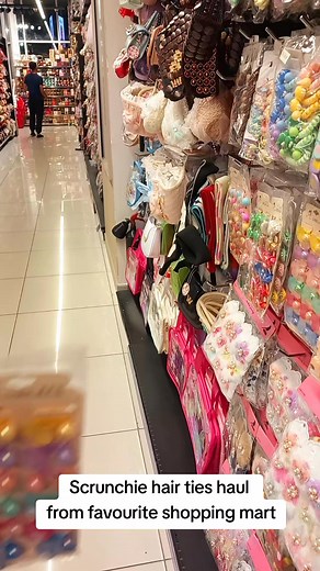 Scrunchie crunchie hair ties haul #fypシ゚viralシ #diy #shoppinghaul #hairbands #hairties | sumayear