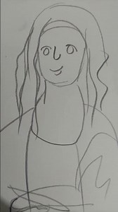 do you guys like my Mona Lisa 😀..? #art
