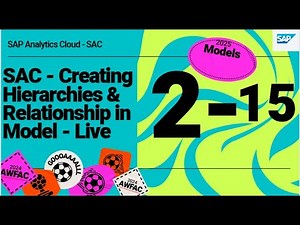 Creating Hierarchies & Relationships in SAP Analytics Cloud | Master SAC Model Design