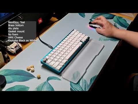 Neo65cu with HMX Cheese Typing Test