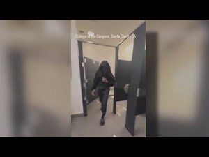 Man caught filming women in college bathroom