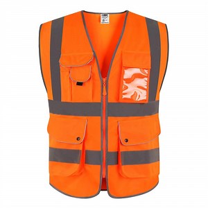 [Hot Item] Orange Vest Reflective Safety Vest