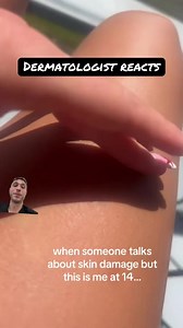 Dermatologist Reacts to Crispy Skin from Sun Damage