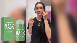 Green Tea Deep Cleanse Mask Stick, Tea Mask Stick Blackhead Remover, For Face Deep Pore Cleansing, Oil Control, Moisturizing, Shrink Blackheads Without Stripping or Irritation (1 pcs)
