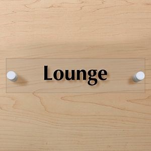 [Hot Item] Stainless Steel Sign Lounge Signage Conference Room Signs for Indoor Break Room