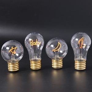 [Hot Item] E40 Base Edison Type Battery Powered Rechargeable Cordless USB Light Bulb for Decoration