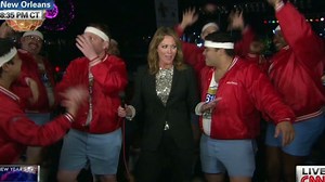 Brooke dances in the new year