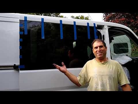 Install Urethane Glue Van Windows 2