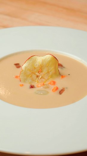 3 comments | Harvest Honeycrisp Apple Soup 北 Roasted Parsnip / Maple-Glazed Bacon Pearl Onions / Sweet Potatoes Available for a limited time on our Farm Menu! | THE RANCH Restaurant | Facebook