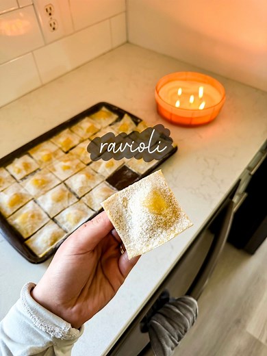 1.3M views · 10K reactions | Making truffle ravioli for my husband and I 﫶 #ravioli #pasta #pastamaking #homemade | Skylar Toth | Facebook