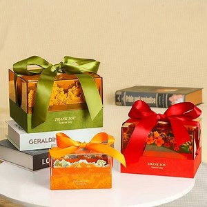 [Hot Item] Chocolate Candy Box Custom Security Code Golden Paper Packaging Box