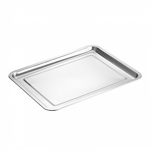 [Hot Item] Rectangle Shallow Deep Stainless Steel Bread Cake Cookie Baking Tray Bakery Oven Tray