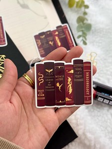 Fantasy Dragon Bookshelf Spine Glossy Vinyl Sticker| Magical Dragon Library Aesthetic| Bookish Sticker| Fantasy Lovers Gift| E-reader - Etsy