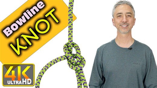How to tie the bowline knot for camping rescue survival