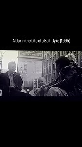 Loving this vintage lesbian clip from the Canadian short film, "A Day in the Life of a Bull-Dyke" (1995, dir. Shawna Dempsey and Lorri Millan). | Eli Erlick