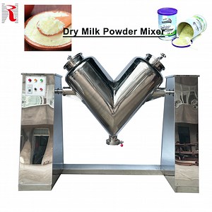 [Hot Item] Automatic High Quality High Speed Mini Mixer Tablet Powder Mixing Equipment Vh-200 Dry Chemical Powder Mixing Machine V Shape Powder Mixer