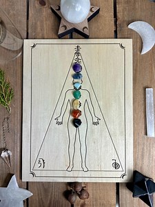 Non Binary | Unisex Distant Healing Reiki Board FREE Chakra STONES | Locally Designed - Etsy