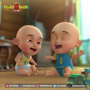 Siapa lagi comel? #UpinIpin #KainMerah | Upin & Ipin