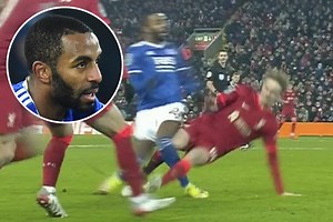 Ricardo suffers broken leg in horror tackle by Morton which only earned yellow