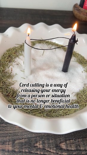 Easy Cord Cutting Tutorial 🖤 - Rituals, Spells, and Candles