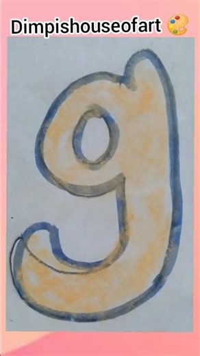 How to draw a bubble letter g ✨.#viral#art#handwriting#bubblelettering#youtube#calligraphylattering