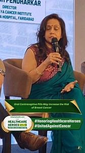 "Dr. Deepika Aggarwal from CK Birla Hospital explains that oral contraceptive pills may increase the risk of breast cancer, particularly with long-term use. She stresses the importance of weighing the benefits and risks, and consulting healthcare professionals to make informed decisions about contraceptive choices." #HonoringHealthcareHeroes #UnitedAgainstCancer #BreastCancerAwareness #HealthRisks #ContraceptiveAwareness | Onlymyhealth | Facebook