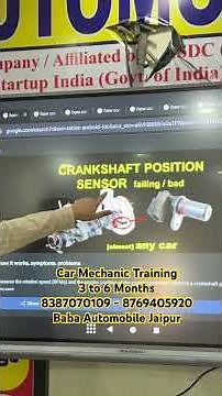 How Crankshaft Position Sensor Work // Car Mechanic Training // 8387070109 - 8769405920